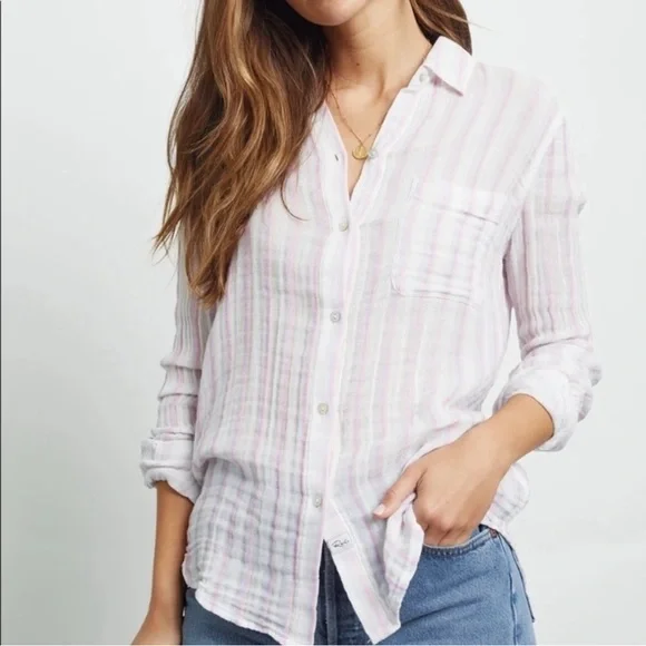 Rails Ellis Gem Stripe Button Up - Picture 1 of 11